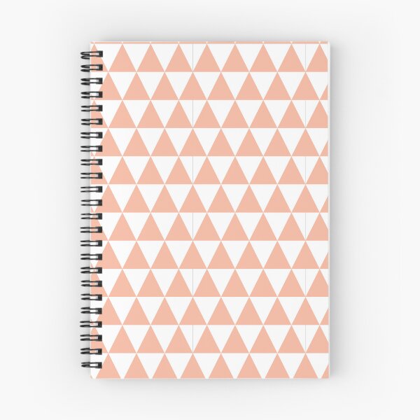 Item preview, White And Peach Triangle Grid Pattern designed and sold by pattern-archive.