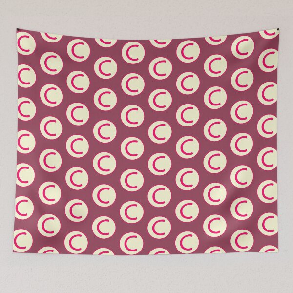 Item preview, Pink Alphabet Letter C Circle designed and sold by Jeallan Designs.