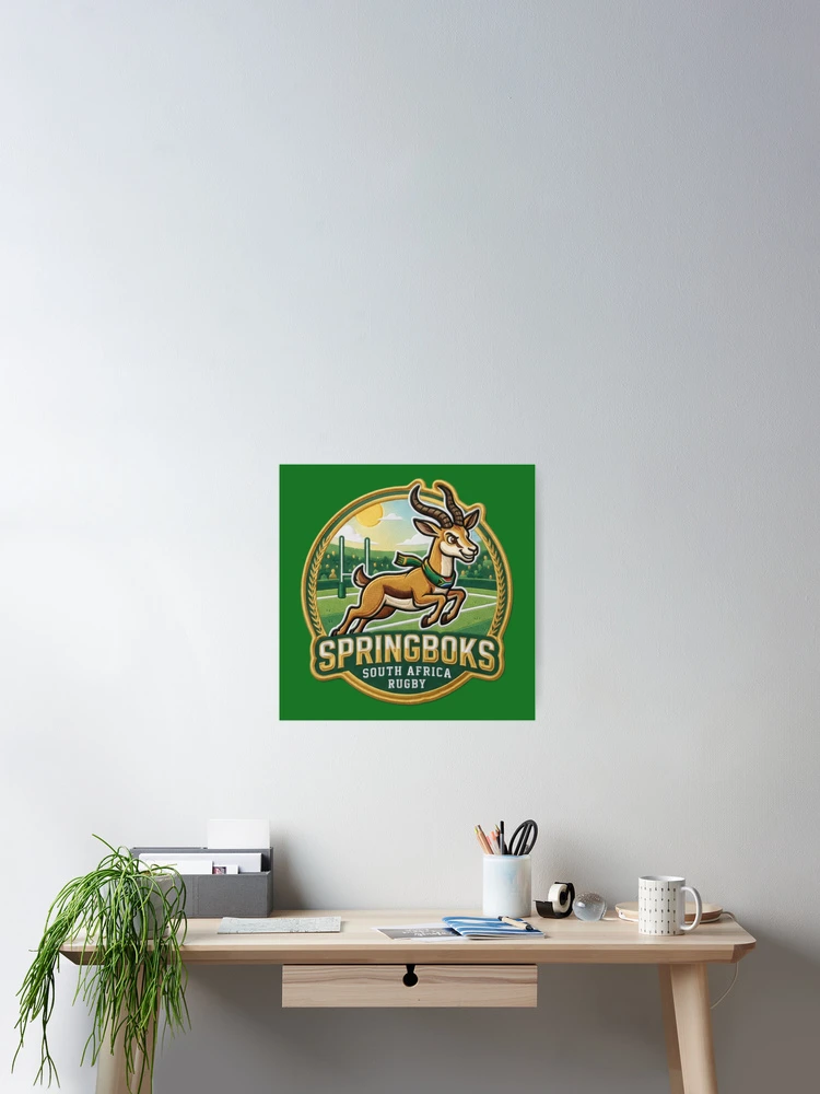 Thumbnail 2 of 3, Poster, Springboks Rugby designed and sold by SaltCraft.
