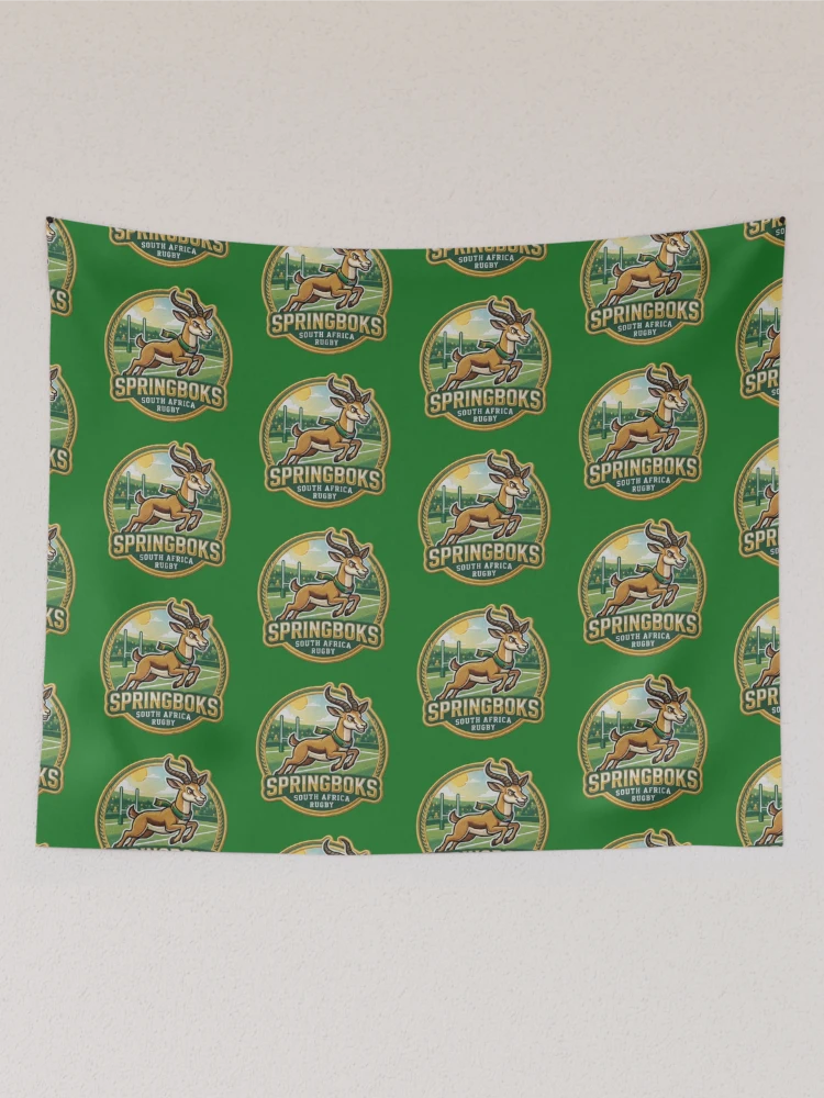 Thumbnail 2 of 3, Tapestry, Springboks Rugby designed and sold by SaltCraft.