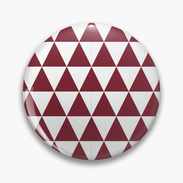 Item preview, White And Red Triangle Grid Pattern designed and sold by pattern-archive.