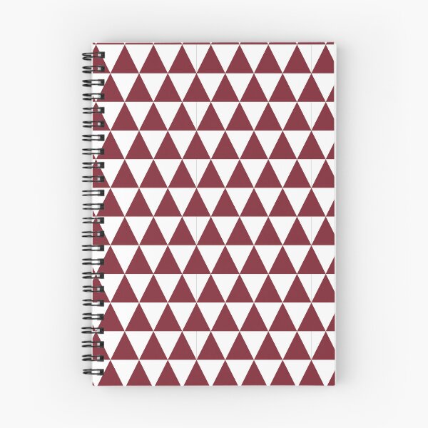 Item preview, White And Red Triangle Grid Pattern designed and sold by pattern-archive.