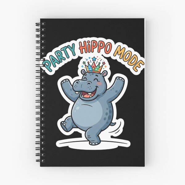 Item preview, Funny Dancing Hippo Party Animal Celebration designed and sold by Owcomm.