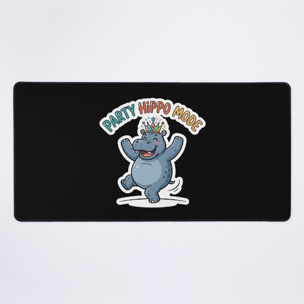 Item preview, Funny Dancing Hippo Party Animal Celebration designed and sold by Owcomm.