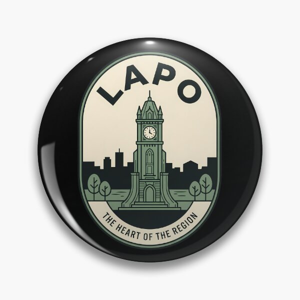 Item preview, Lapo Vintage Travel Emblem Clock Tower Badge designed and sold by k3rstman1.
