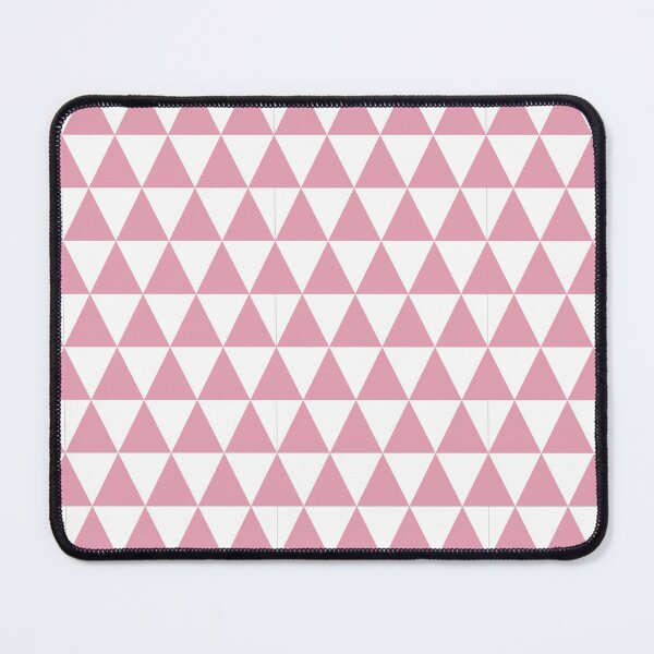 Item preview, White And Rose Triangle Grid Pattern designed and sold by pattern-archive.
