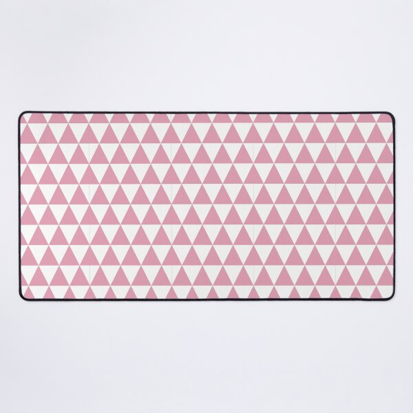 Item preview, White And Rose Triangle Grid Pattern designed and sold by pattern-archive.