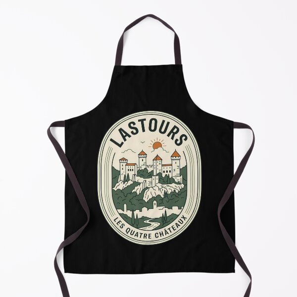 Item preview, Lastours Les Quatre Châteaux Vintage Travel Emblem designed and sold by k3rstman1.