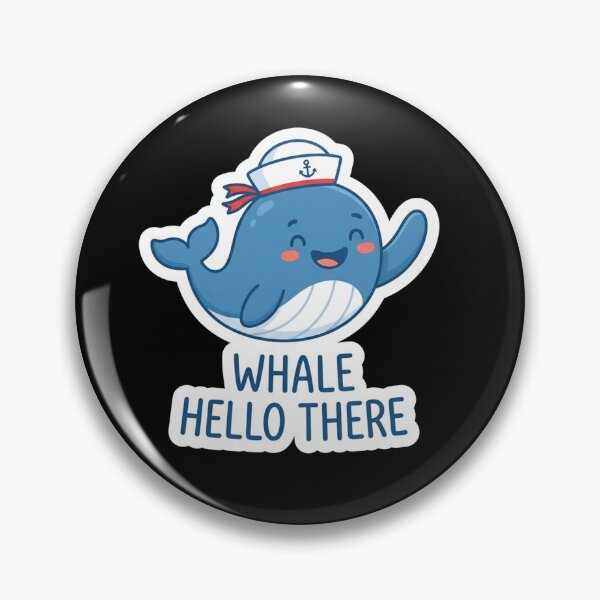 Item preview, Cute Sailor Whale Saying Hello There designed and sold by Owcomm.