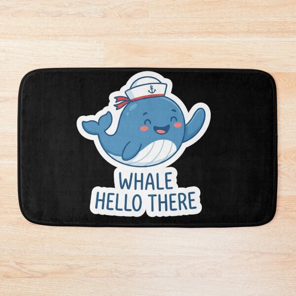 Item preview, Cute Sailor Whale Saying Hello There designed and sold by Owcomm.