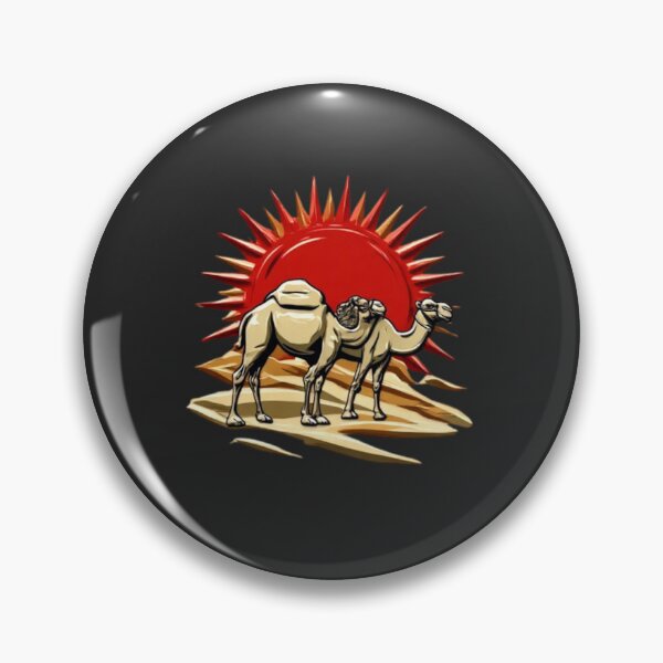 Item preview, Camel with Red Sun | Elysium Echoes Desert Icon 01 designed and sold by Shift-Bloom.