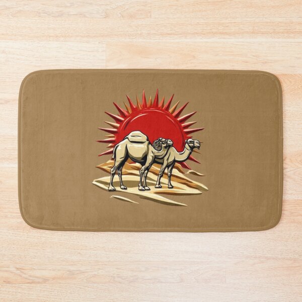 Item preview, Camel with Red Sun | Elysium Echoes Desert Icon 01 designed and sold by Shift-Bloom.