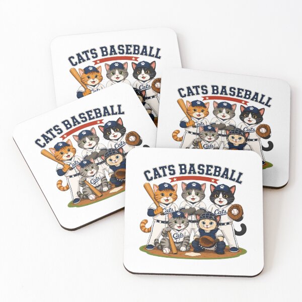 Item preview, Cats Baseball Team designed and sold by Myra365Art.
