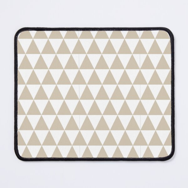 Item preview, White And Sand Triangle Grid Pattern designed and sold by pattern-archive.