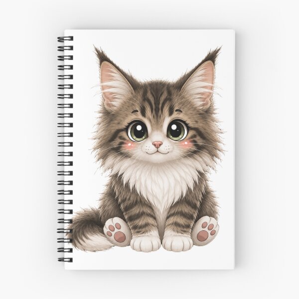 Item preview, Cute Norwegian Forest Kitten designed and sold by MySthore.