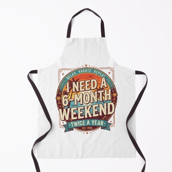Item preview, I Need A 6-Month Weekend Funny Vintage T-Shirt | Retro Vacation Typography | Summer Holiday Graphic Tee designed and sold by Faisal Shah.