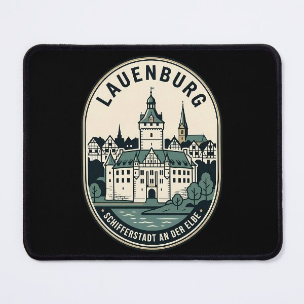 Item preview, Lauenburg Germany Vintage Travel Emblem Schifferstadt Elbe designed and sold by k3rstman1.