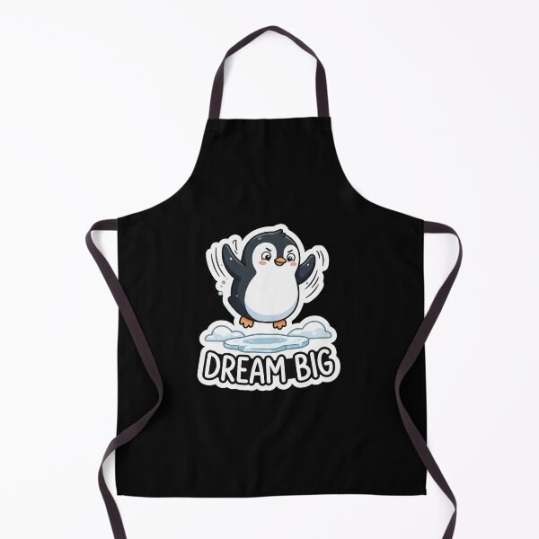 Item preview, Cute Penguin Jumping Dream Big Illustration designed and sold by Owcomm.