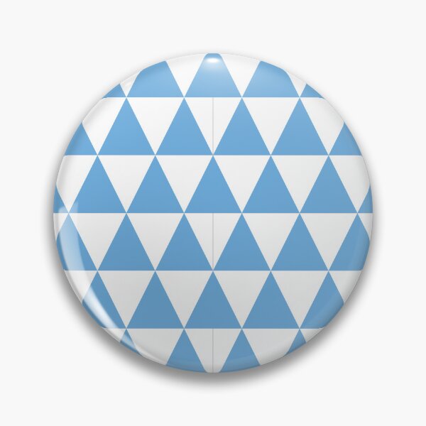 Item preview, White And Sky Blue Triangle Grid Pattern designed and sold by pattern-archive.