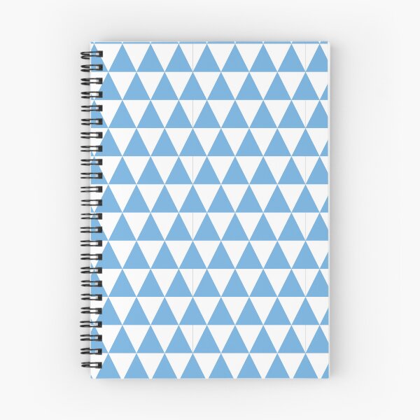 Item preview, White And Sky Blue Triangle Grid Pattern designed and sold by pattern-archive.