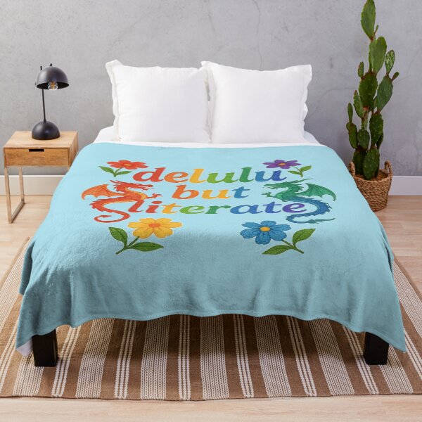 Item preview, Delulu But Literate Rainbow Dragon Book Lover Design designed and sold by BookedAndDesign.