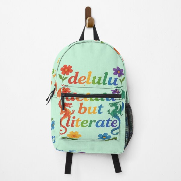 Item preview, Delulu But Literate Rainbow Dragon Book Lover Design designed and sold by BookedAndDesign.