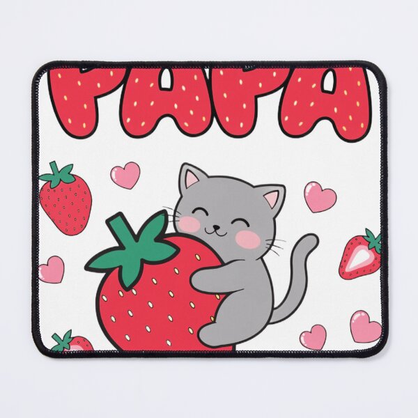 Item preview, Cute Strawberry Cat Papa designed and sold by moch-vectors.
