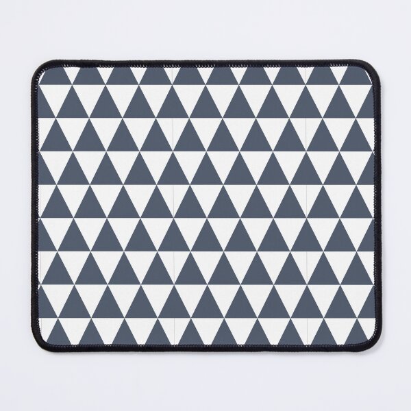 Item preview, White And Slate Triangle Grid Pattern designed and sold by pattern-archive.