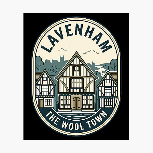 Item preview, Lavenham The Wool Town Vintage Travel Emblem designed and sold by k3rstman1.