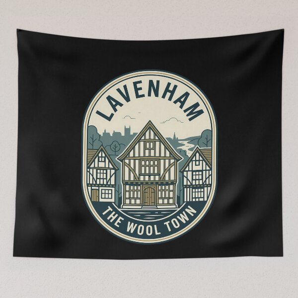 Item preview, Lavenham The Wool Town Vintage Travel Emblem designed and sold by k3rstman1.