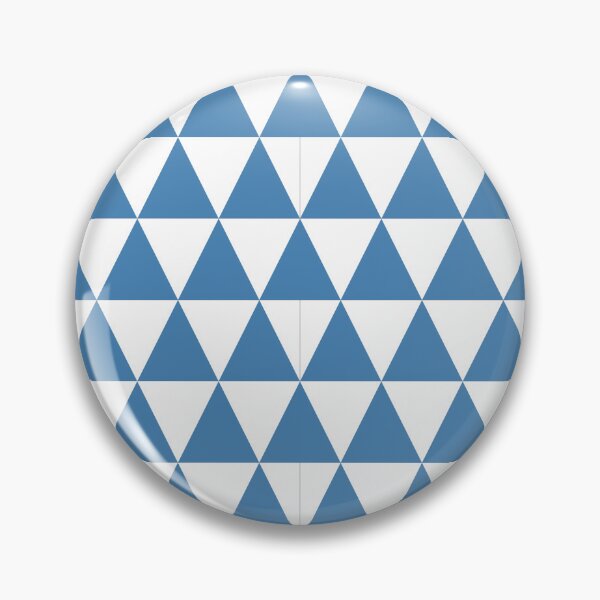 Item preview, White And Steel Blue Triangle Grid Pattern designed and sold by pattern-archive.