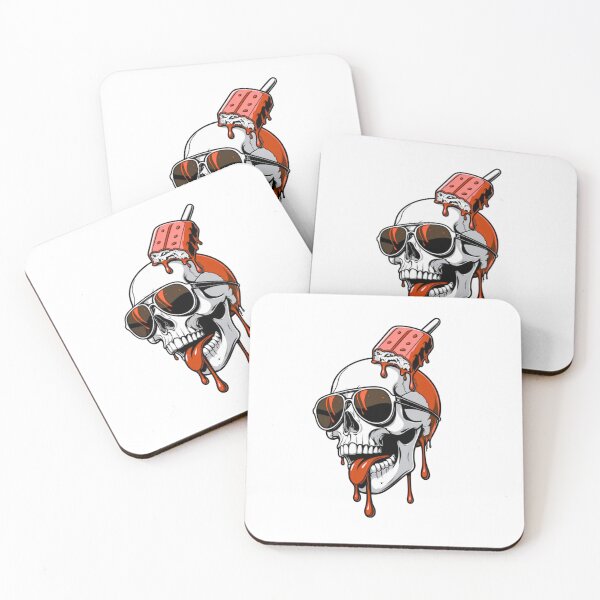 Item preview, Melting Skull Ice Pop designed and sold by Wild Ink Works.