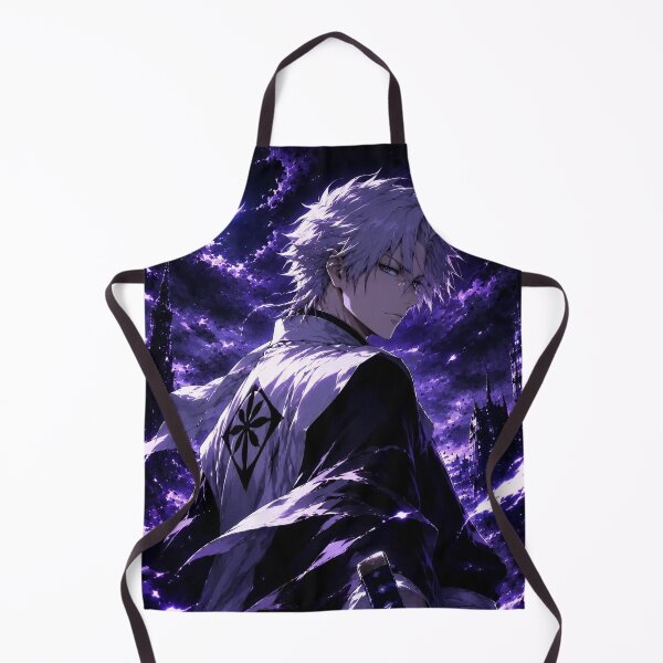 Item preview, Hitsugaya Toshiro |Moonlit Soul Reaper Warrior | Dark Fantasy Katana Anime Art Purple Night Aesthetic designed and sold by Dyan4.
