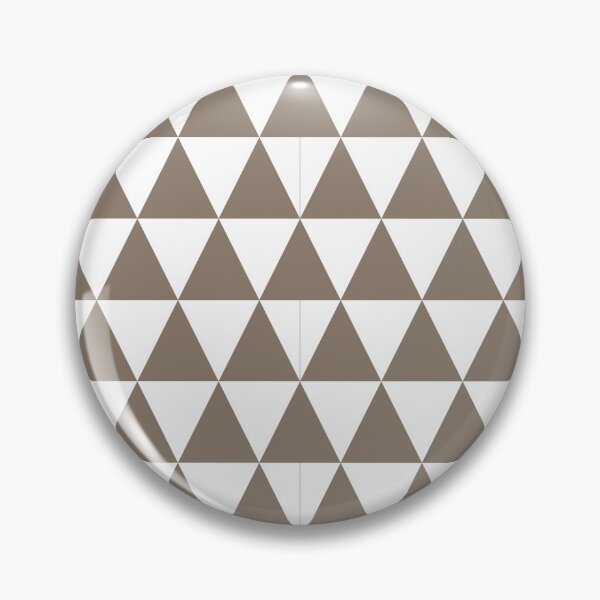 Item preview, White And Taupe Triangle Grid Pattern designed and sold by pattern-archive.