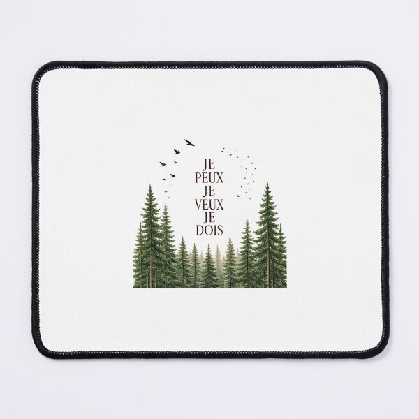 Item preview, I can, I want to, I must – Inspirational quote about forests and birds | Motivational design designed and sold by softedit88.