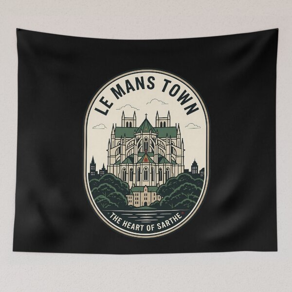 Item preview, Le Mans Town France Vintage Travel Emblem designed and sold by k3rstman1.