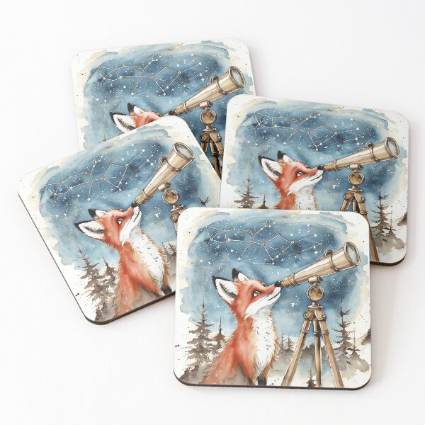 Item preview, The Astronomer Fox designed and sold by ONYX Pixee.
