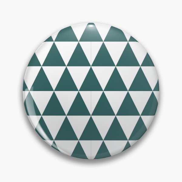 Item preview, White And Teal Triangle Grid Pattern designed and sold by pattern-archive.