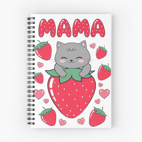 Item preview, Cute Strawberry Cat Mama designed and sold by moch-vectors.