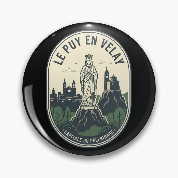 Item preview, Le Puy En Velay France Vintage Travel Emblem designed and sold by k3rstman1.
