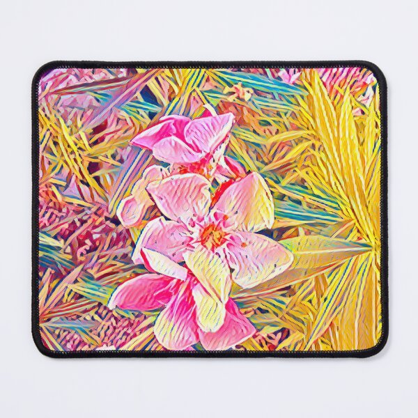 Item preview, Impressionist Oleander Pink Flower Tropical Garden Digital Painting designed and sold by BalkanBloom.