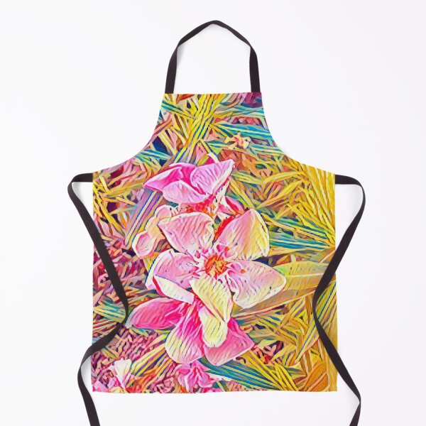 Item preview, Impressionist Oleander Pink Flower Tropical Garden Digital Painting designed and sold by BalkanBloom.