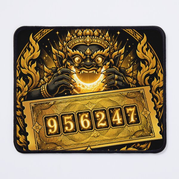Item preview, Thai Lottery Rahu — Lucky Fortune Gold Emblem designed and sold by NUFADE.