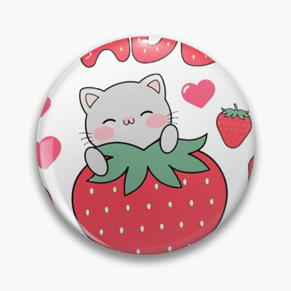 Item preview, Cute Strawberry Cat Daddy designed and sold by moch-vectors.