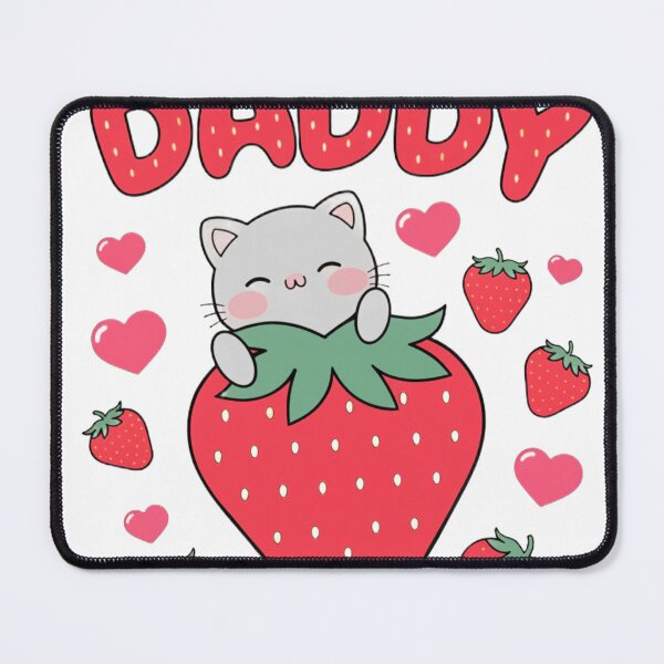 Item preview, Cute Strawberry Cat Daddy designed and sold by MOCH- ART.