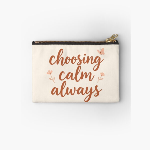 Item preview, Choosing Calm Always – Healing Lifestyle Affirmation Quote designed and sold by CosmicQuietLab.