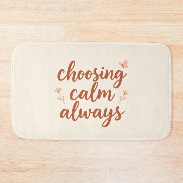 Item preview, Choosing Calm Always – Healing Lifestyle Affirmation Quote designed and sold by CosmicQuietLab.