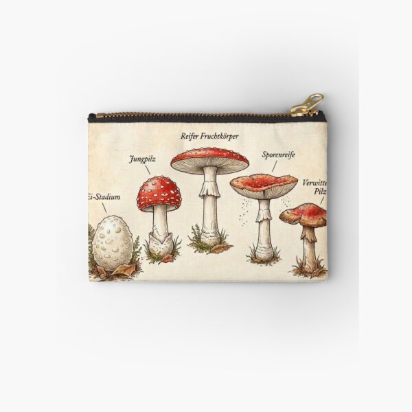 Item preview, Fly Agaric Amanita Muscaria Life Cycle Illustration designed and sold by IdeaSmith.