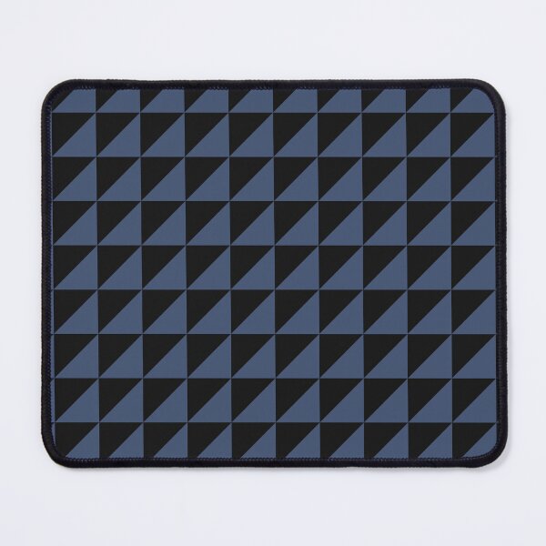 Item preview, Black And Blue Triangle Mosaic Pattern designed and sold by pattern-archive.