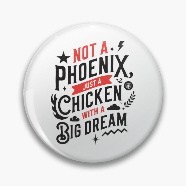 Item preview, Funny Chicken Motivation Typography Quote designed and sold by smdrndr.